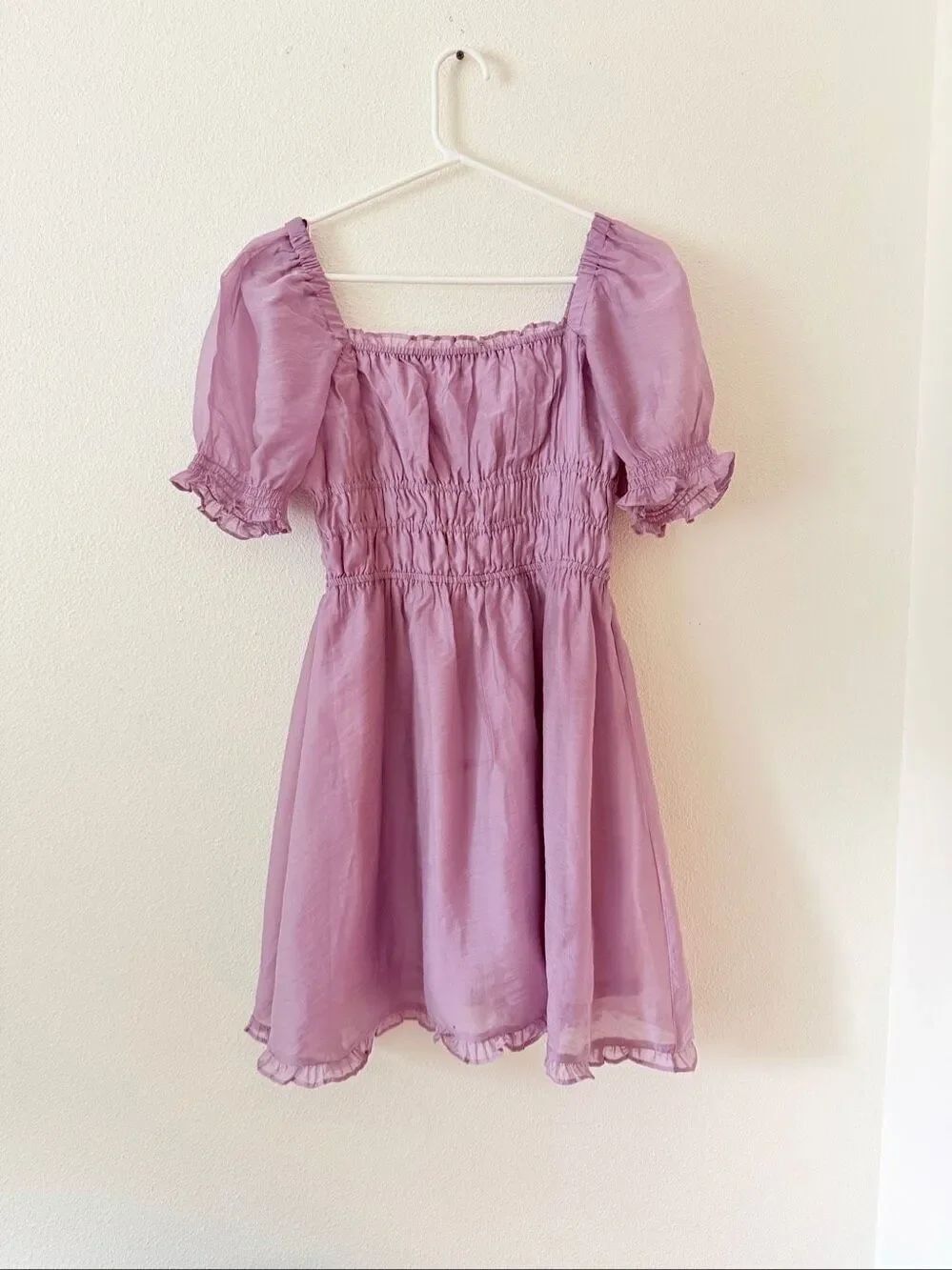 H&M SMOCK-DETAIL DRESS size Small - Picture 4 of 8
